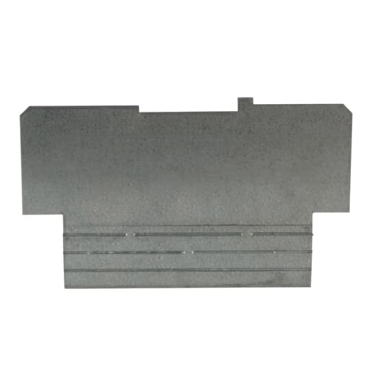 72-PS-1 Steel City 2-Gang Square Box Partition, 4-11/16 in L x 4-11/16 in W, Steel, For Use With 1-1/2 in Deep Box With 2-Device 1/2 in, 3/4 in and 1 in Square-Cut Tile Wall Raised Cover