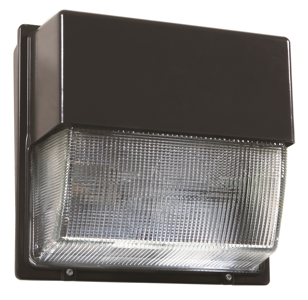 TWH LED 10C 40K Glass Refractor LED Outdoor Wall Pack, 10 LEDs, 4000K
