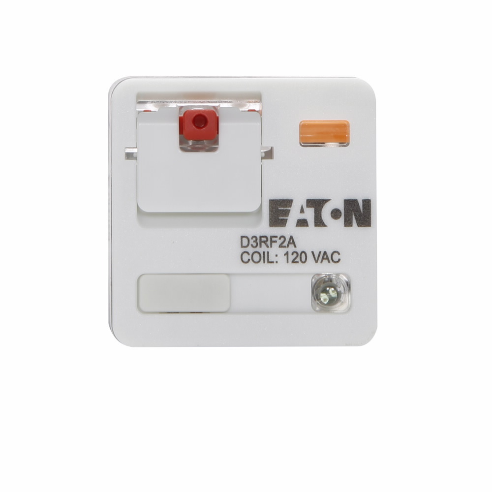 D3RF2R1 D3RF Ice Cube Fixed Contact Full Featured General Purpose Relay, 16 A, 8 Pin, 2 Form C DPDT Contact, 12 V DC V Coil