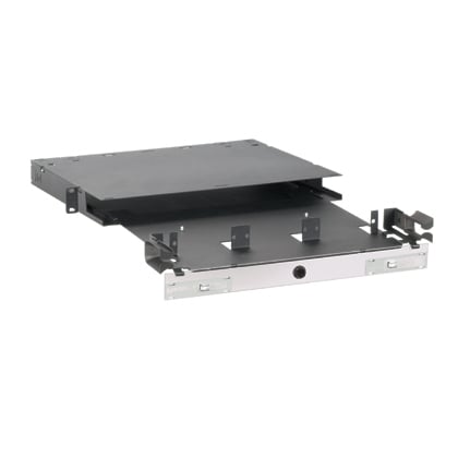 FRME1U OptiCom QuickNet 1RU Fiber Cassette Enclosure, 3 Ports, Steel
