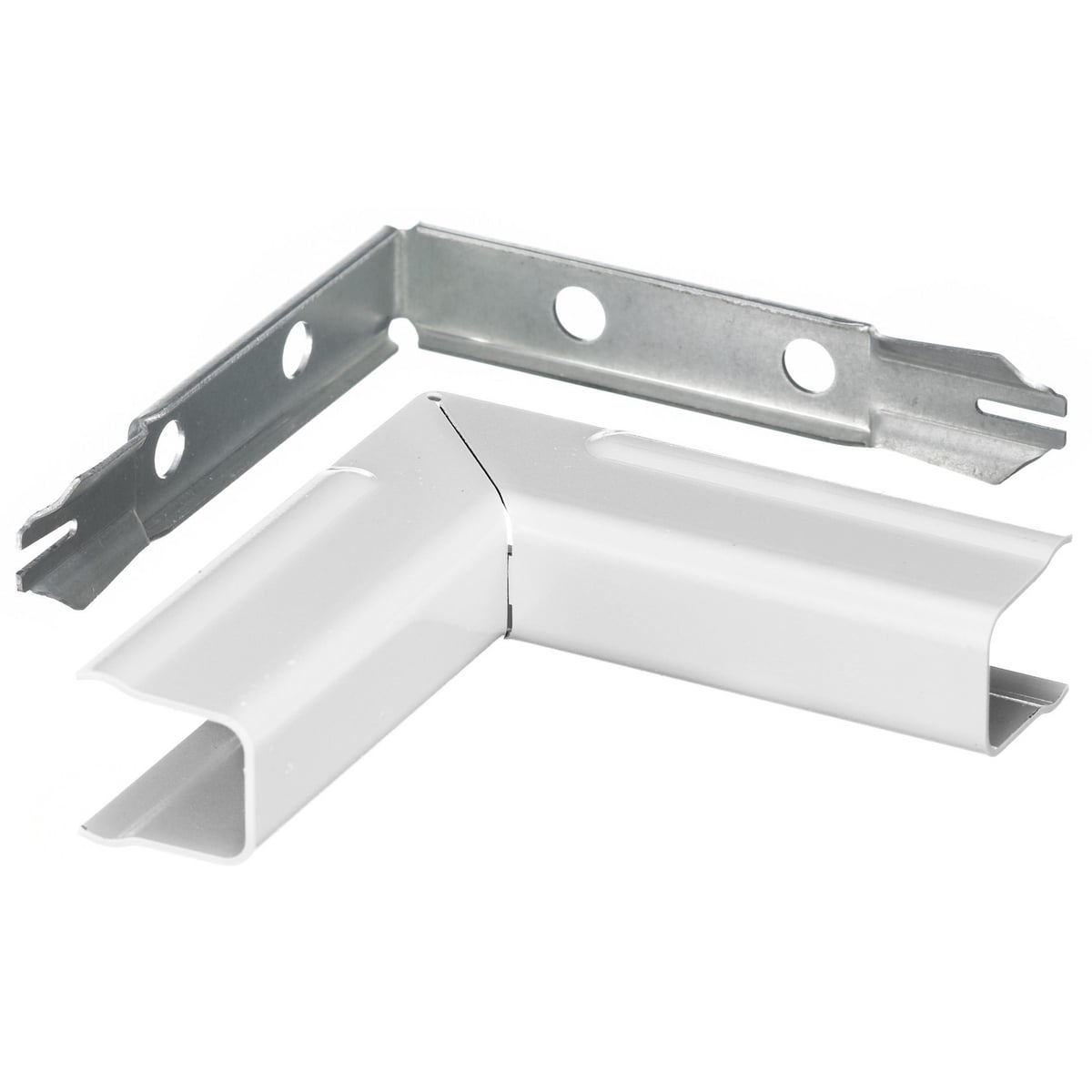 HBL717WA Standard Internal Elbow, 90 deg Bend, Folded Steel/Rolled Steel