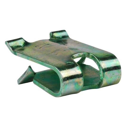GEE Steel City Grounding Clip, 14 to 12 AWG Conductor, Spring Steel, Zinc Plated
