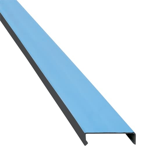 TYD2CPB6 Ty-Duct Duct Cover, 6 ft L x 2 in W x 0.465 in H, PVC, Black