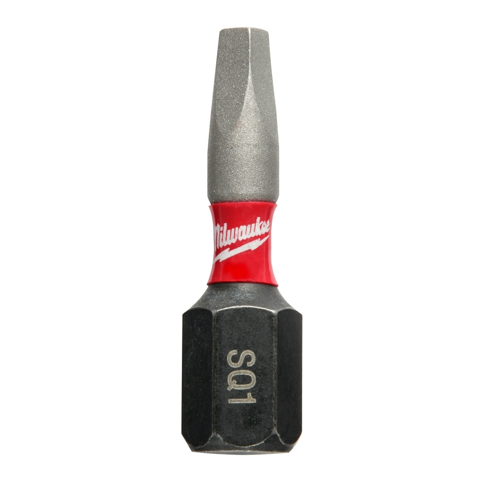 48-32-4421 Shockwave Impact Duty Impact Insert Bit, #1 Square Point, 1 in OAL, 1/4 in, Alloy Steel