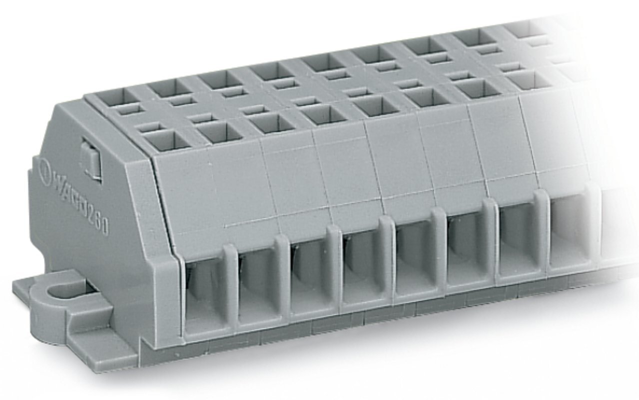 260-110 Operating Tool Terminal Strip, 28 to 16 AWG Conductor, 0.31 to 0.35 in L, Polyamide