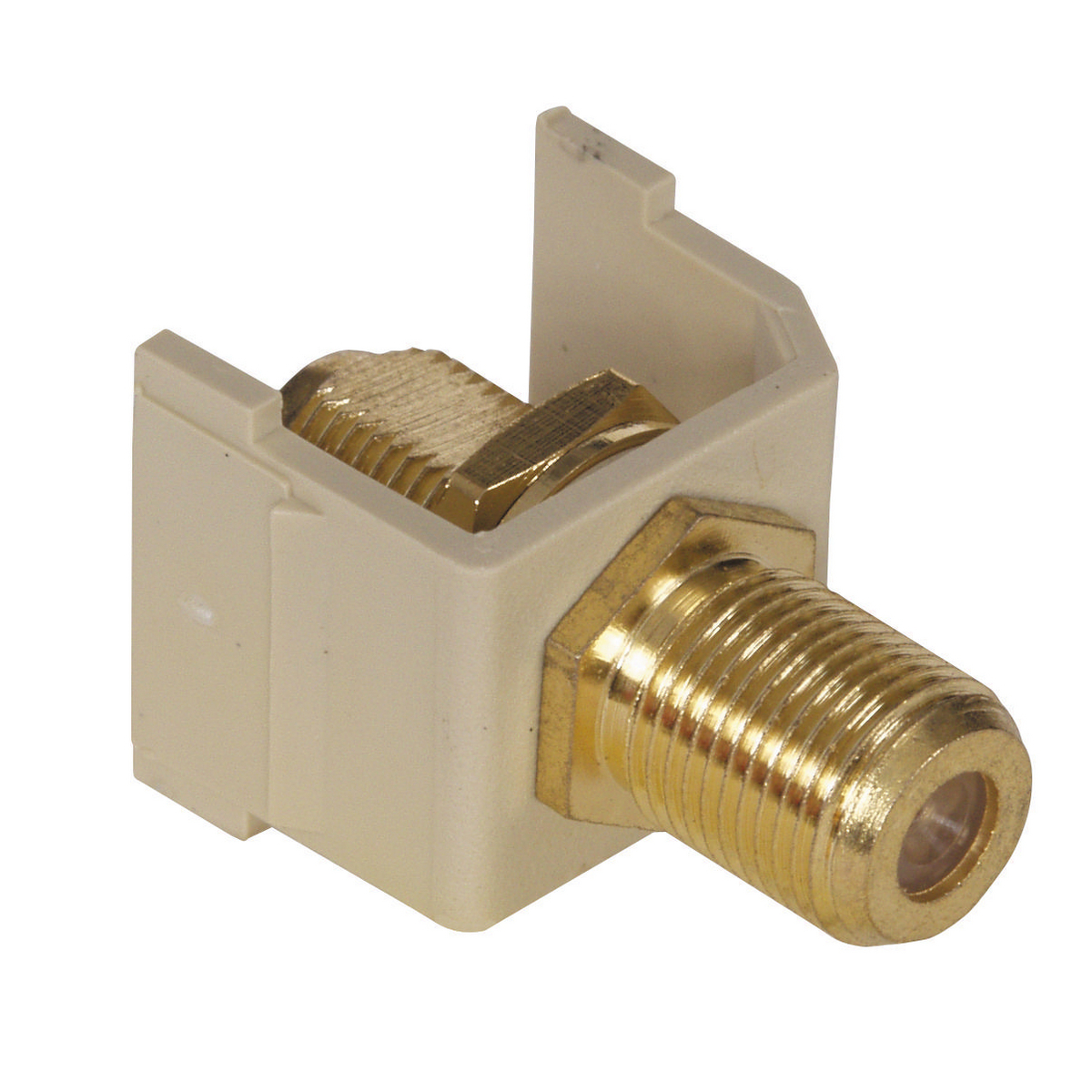 SFF3GEI Pass-Through Standard F-Connector, Female Connector, Coaxial Cable