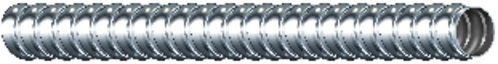 55091601 Galflex Type RWS Lightweight Flexible Metal Conduit, 1 in Trade, 1 to 1.04 in ID x 1340 mil OD, 50 ft L, Steel