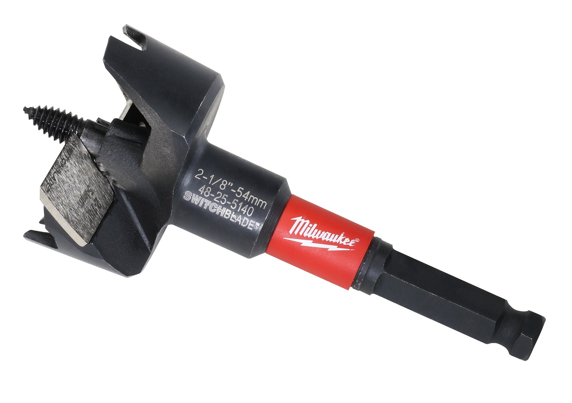 48-25-5143 SwitchBlade Self-Feed Bit, 2-1/4 in Dia, 5 in OAL, 7/16 in Shank