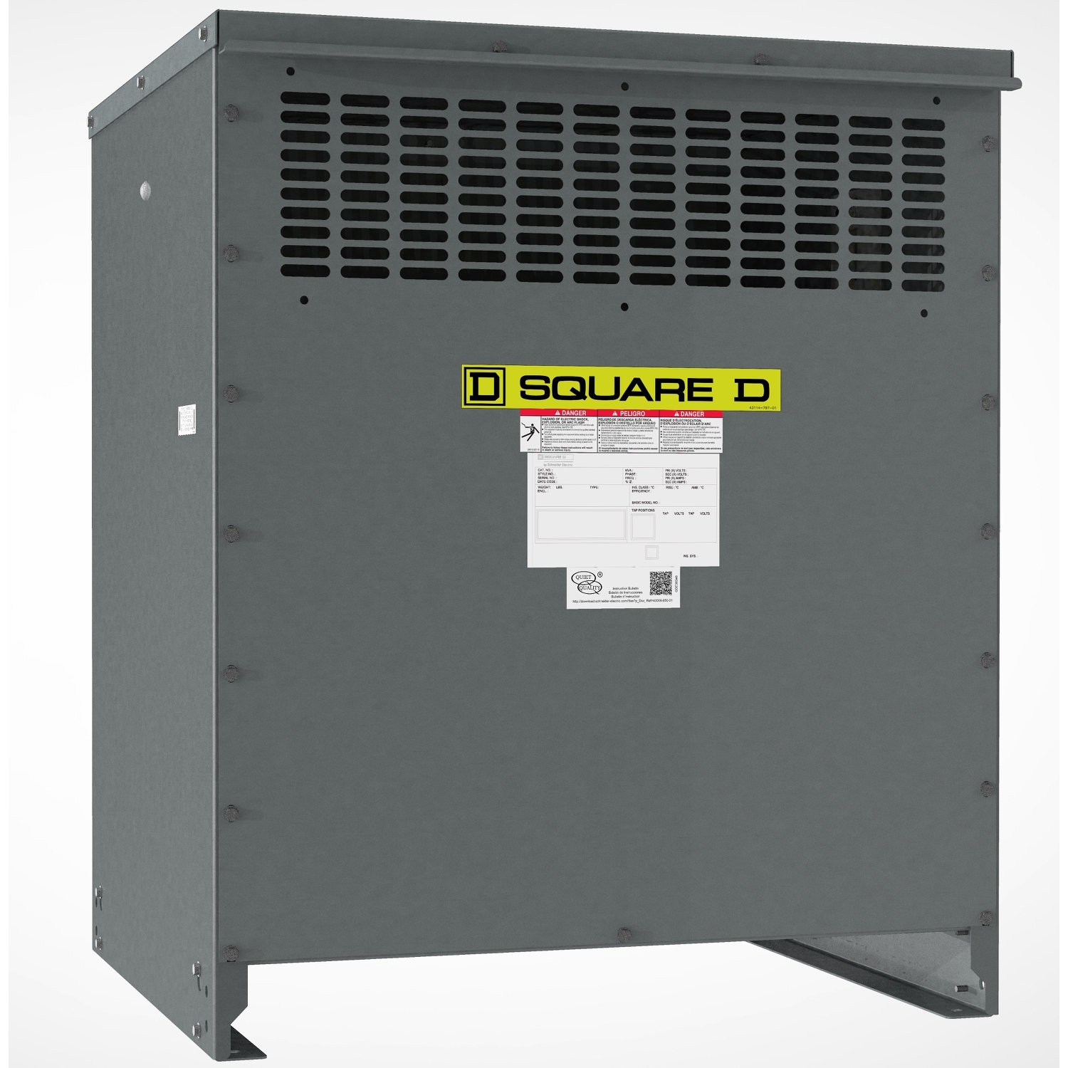 EXN112T3HCU PH Series, 480 V primary, 208Y/120 V secondary, 3 phase