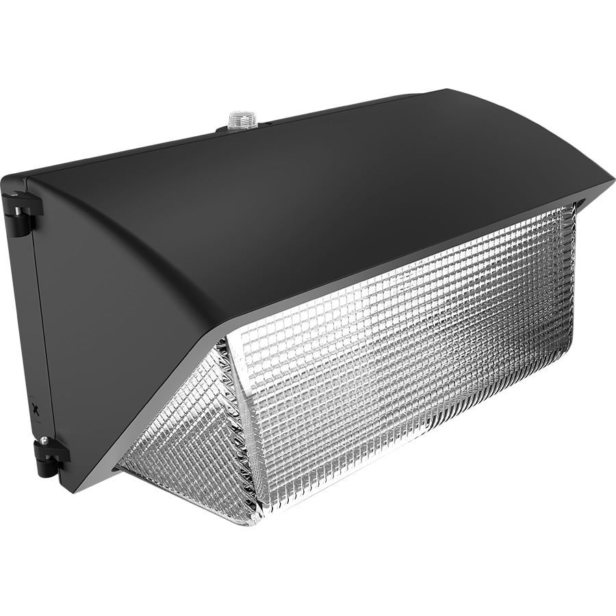 WP3LED75L-750U/PCU LPACK WalWith 120 to 277 VAC Button Photocell, LED Lamp, 50.8 W Fixture, 120 to 277 VAC, Bronze Housing
