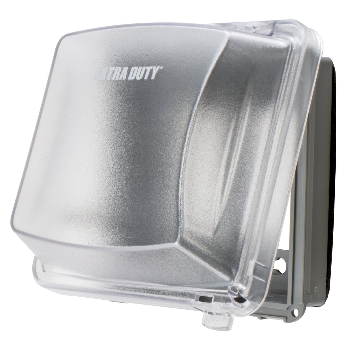 RW58750 Hood Non-Metallic Standard Weatherproof Molded While-In Use Cover, 3.72 in L x 3.62 in W x 2.05 in D, Polycarbonate