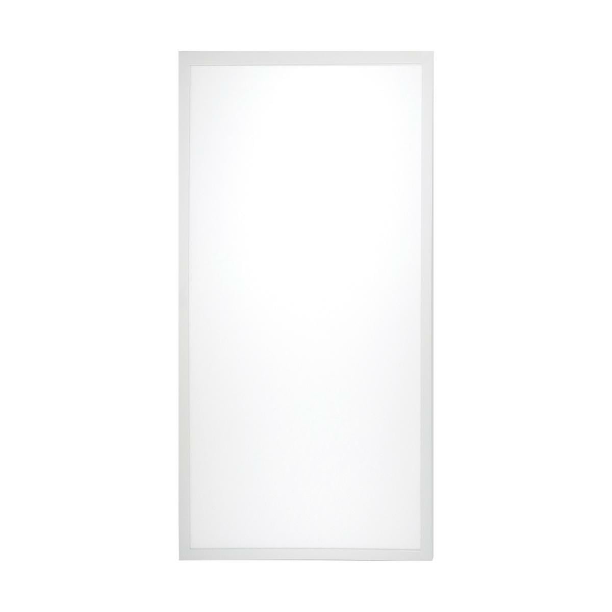 65-576 Rectangular Emergency Flat Panel, LED Lamp, 100 to 277 V AC, Aluminum-Steel
