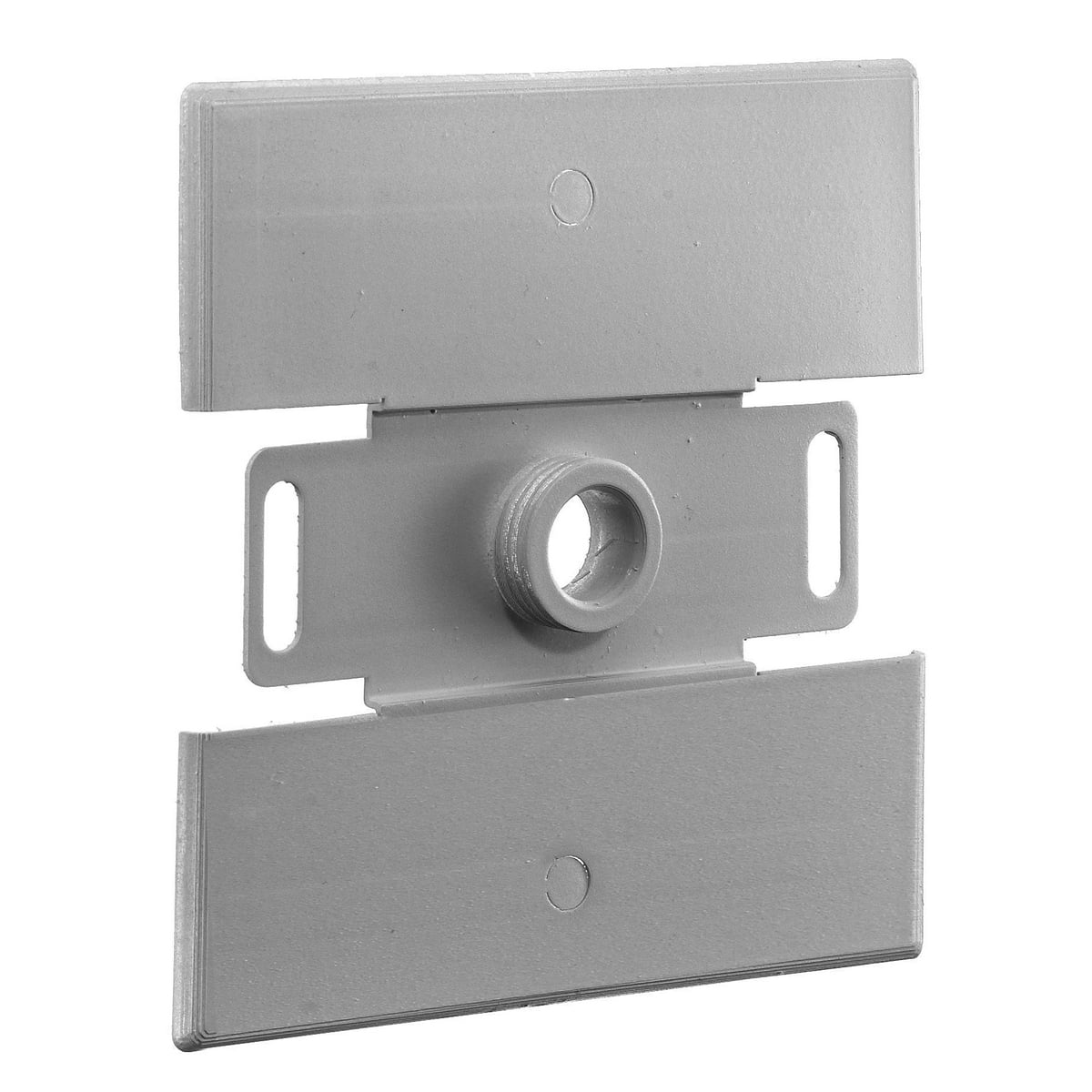 HBL2051HGY Standard Flush Plate Adapter, For Use With HBL2000 Series Metal Raceway, Roll Formed Steel, Painted