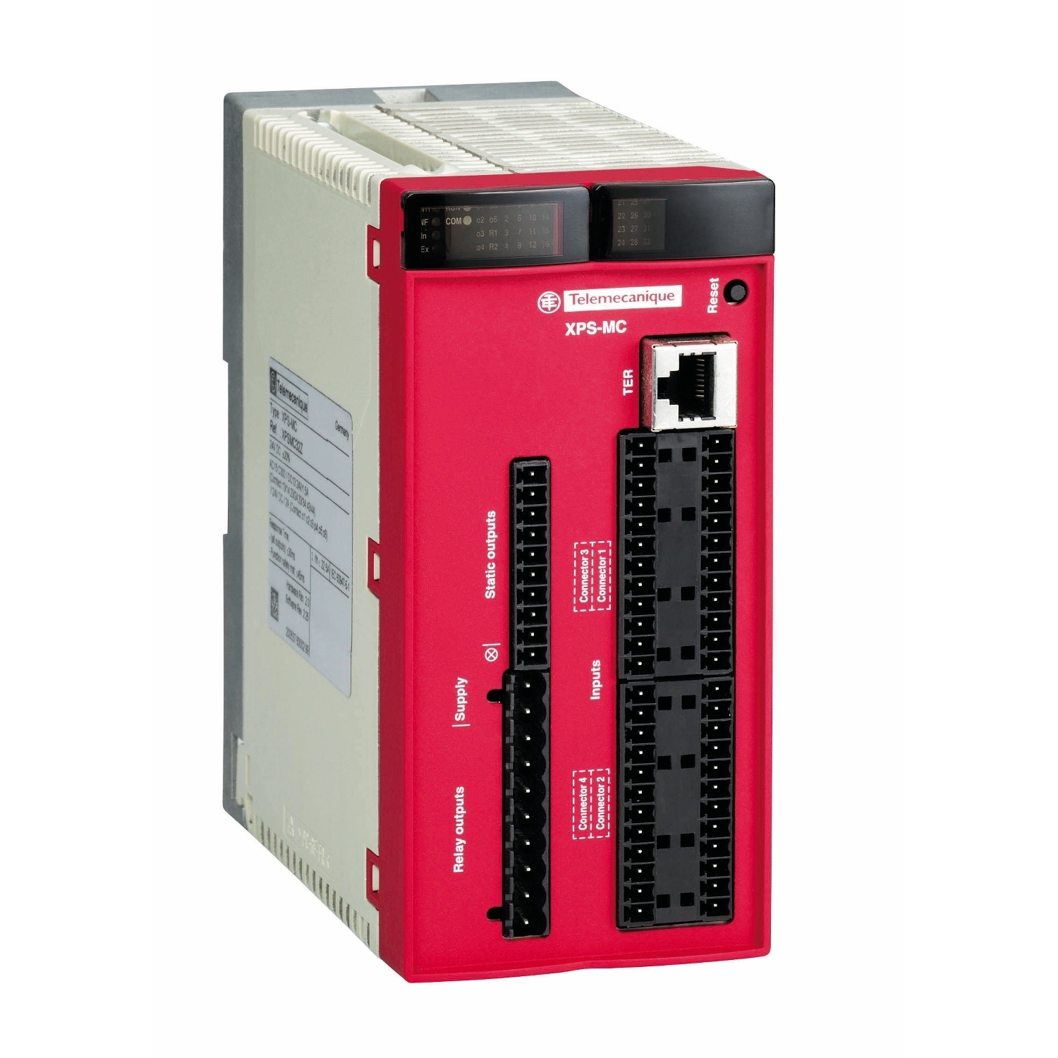 XPSMC32Z Preventa Safety Controller With 32-Inputs, 2.91 in W x 6.02 in D x 5.96 in H, 24 V DC, 2NO Contact