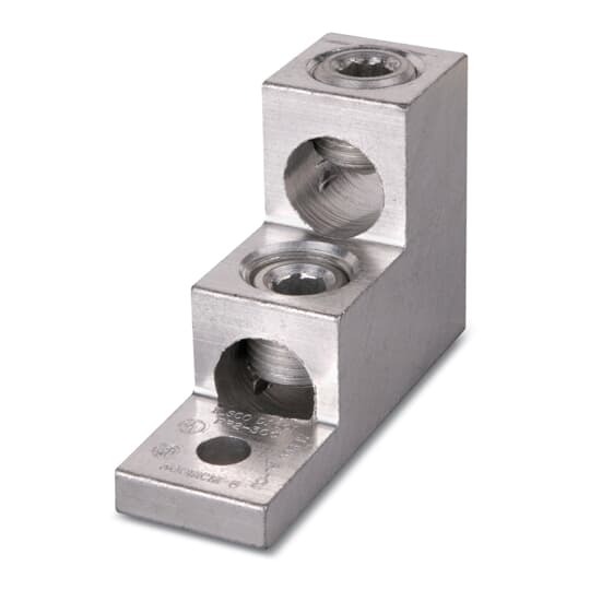 ASL30-21 Blackburn Type ASL-ALCUL Dual-Rated Mechanical Lugs, 6 AWG to 300 kcmil Conductor Aluminum/Stranded Copper Conductor, 13/32 in Stud, 1 Bolt Holes