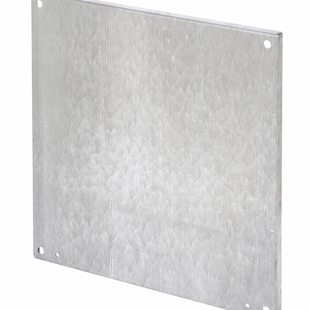 N6036P Flange Enclosure Panel, 32.87 in W x 56.87 in H, Steel, White