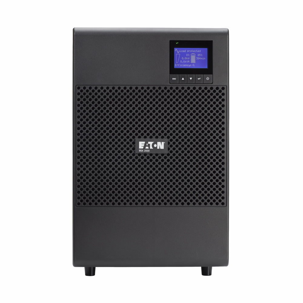9SX2000 Double Conversion Online Uninterruptible Power Supply, 120 V AC Input, 120 V AC Output, 2000 VA, 1800 W Power Rating, 10 min Backup, 7 Outlets