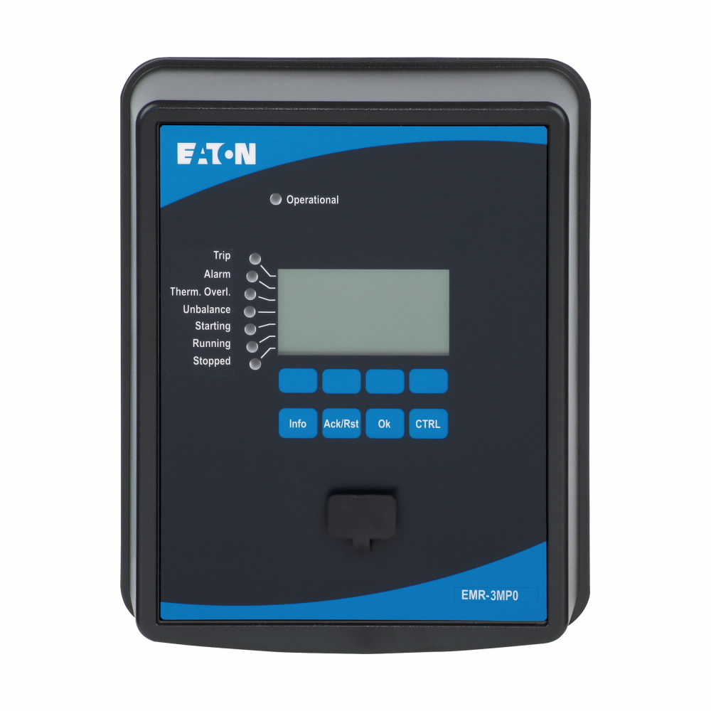 EMR-3MP0-2A9BB1-1 Motor Protection Relay With MP Terminal Conversion, 40 to 250 V AC, 19 to 300 V DC Supply, 4 Inputs, 4 Outputs, Modbus/DNP3 RTU over RS485 Input