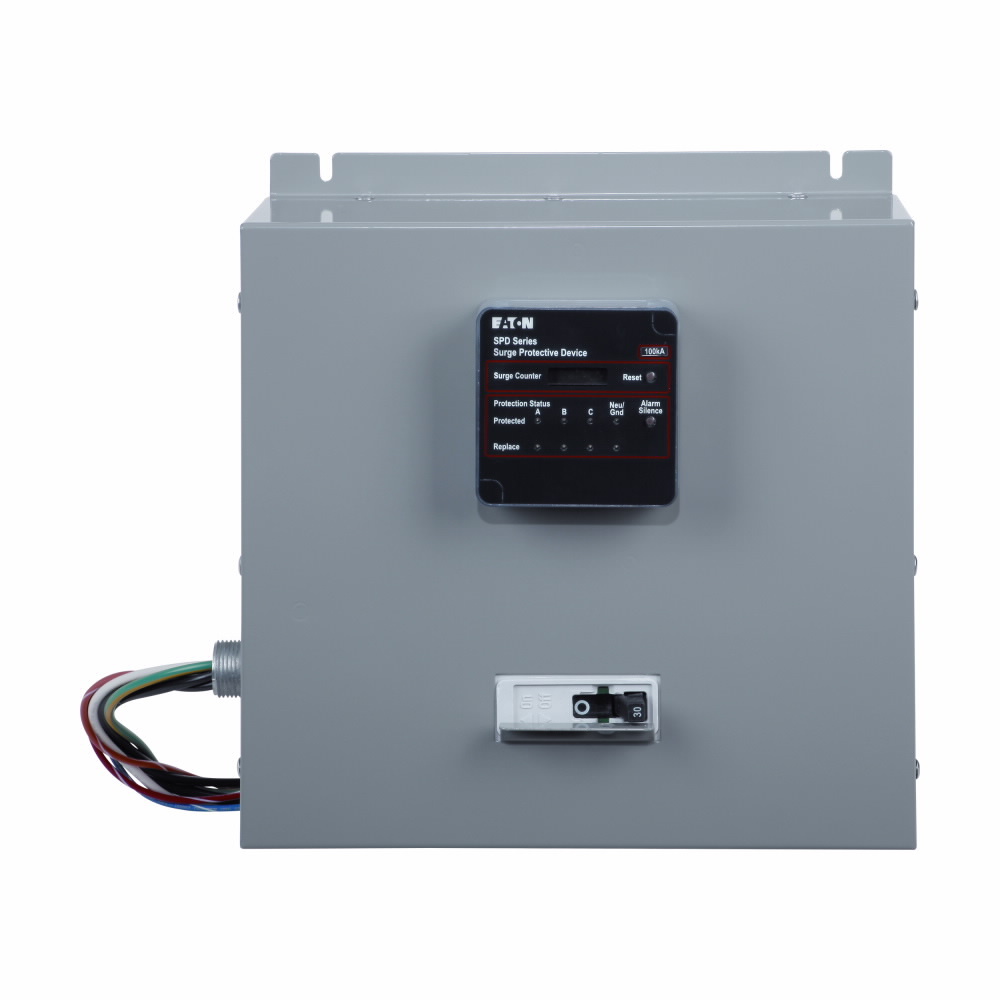 SPD160480Y2M Surge Protection Device, 277/480Y V AC, 50/60 Hz, 3 Poles, 200 kA SCCR, 3 Phase