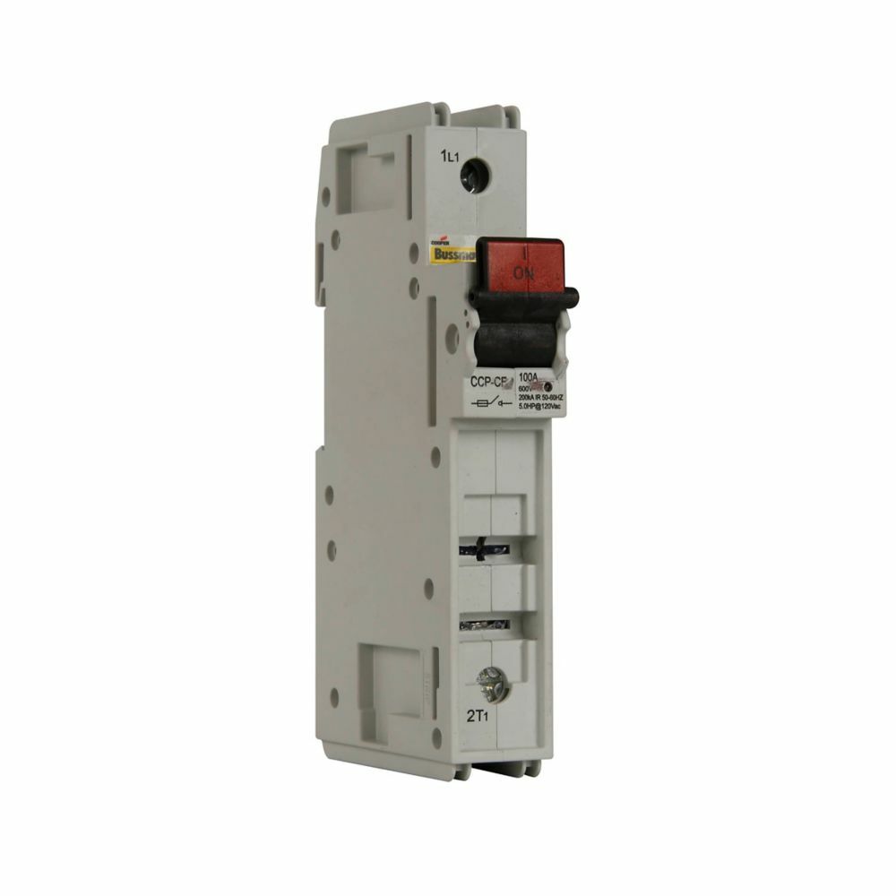 CCP-1-100CF CUBEFuse Fusible Disconnect Compact Circuit Protector, 600 VAC/125 VDC, 100 A, 1 Pole, Class CF Fuse, 18 to 6 AWG Wire