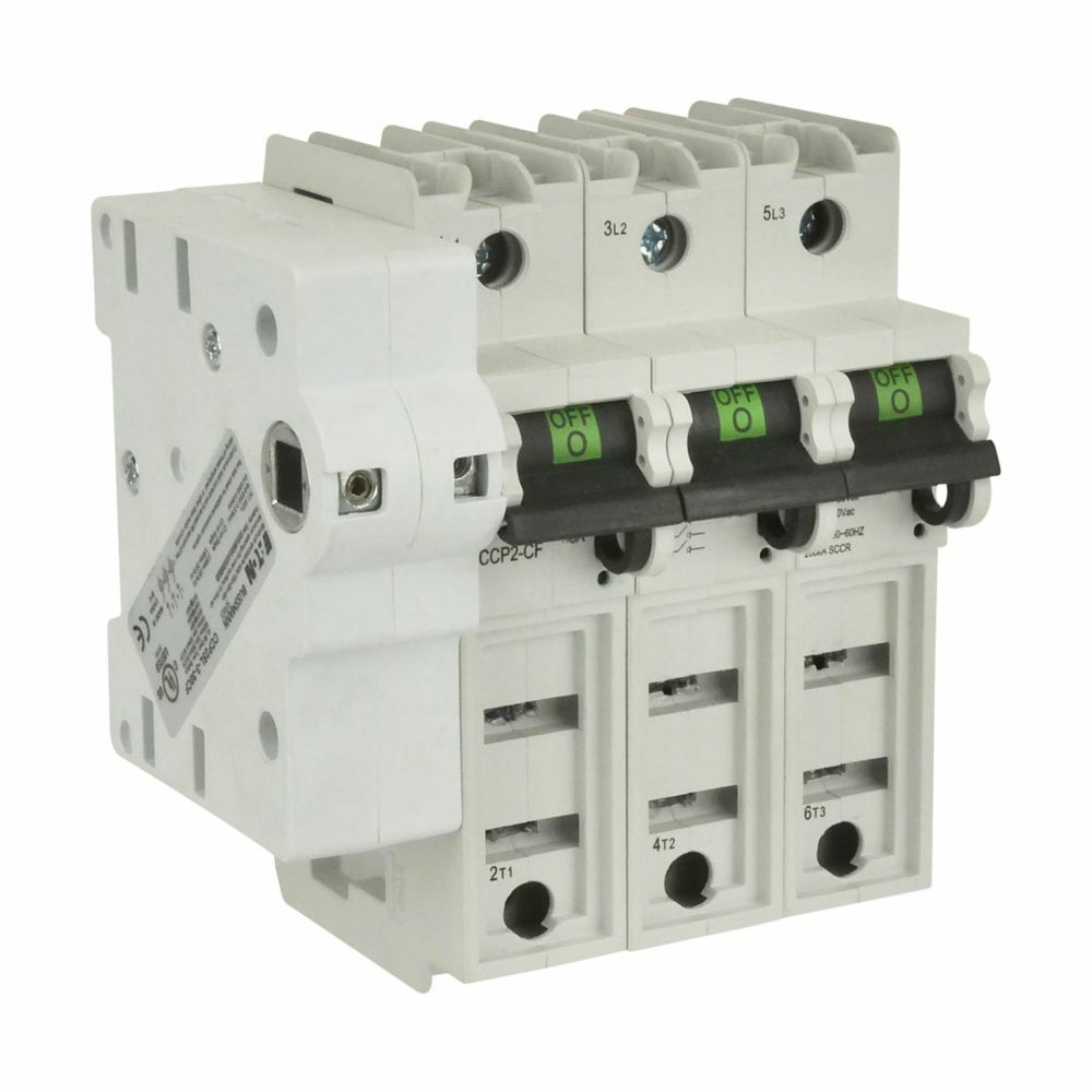 CCP2SL-3-30CF Compact Fused Circuit Protector Disconnect Switch, 600 V AC/125 V DC, 30 A, 3 Poles