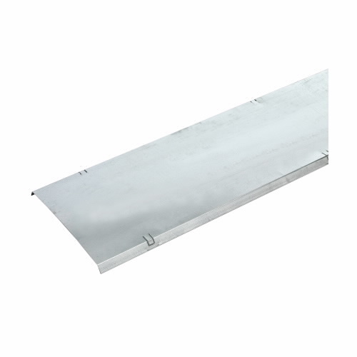 Flextray cover, Pre-galvanized zinc, Steel, Easy bend-over tabs secure cover to trays, 6"X 118"flextray covers