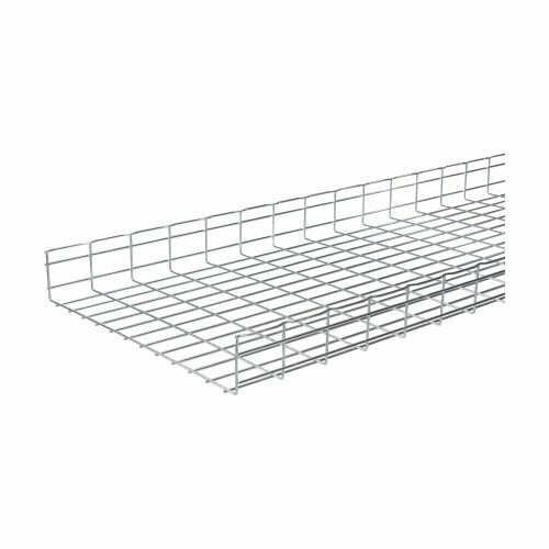 Flextray 4" deep straight section, Pre-galvanized zinc, Steel, 47.5" actual area inside tray, 4"deep flex tray