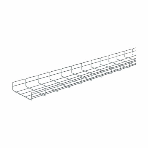 Flextray 2" deep straight section, Pre-galvanized zinc, Steel, 12.1" actual area inside tray, 2"deep flex tray