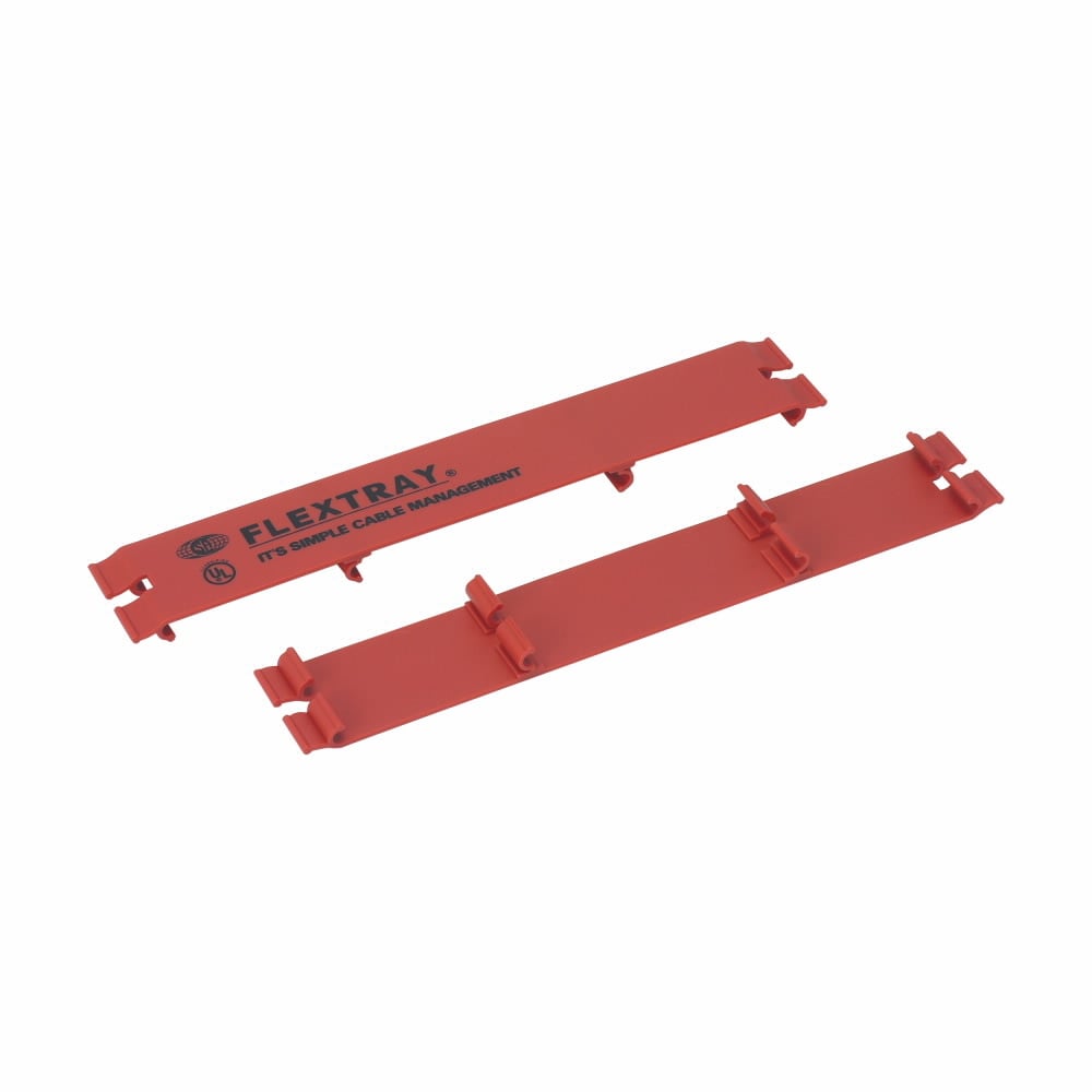 Flextray attachment clip, Steel, non-plenum-rated resins, Lable clip