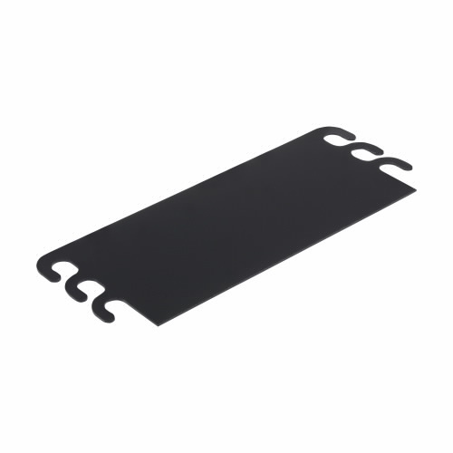 FTA4RS Flextray Radius Shield, 4.3 in H, Polycarbonate, Black