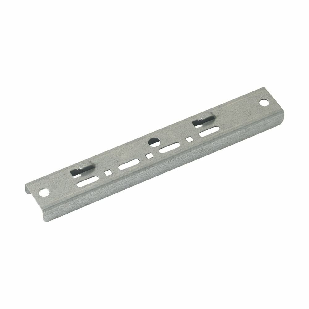 FTB18CT Center Trapeze Hanger, 21.59 in L, For Use With WBUHD Hold Down Clip, 18 in W Tray and SB301-1/2 x 8 Threaded Rod Protector, Steel