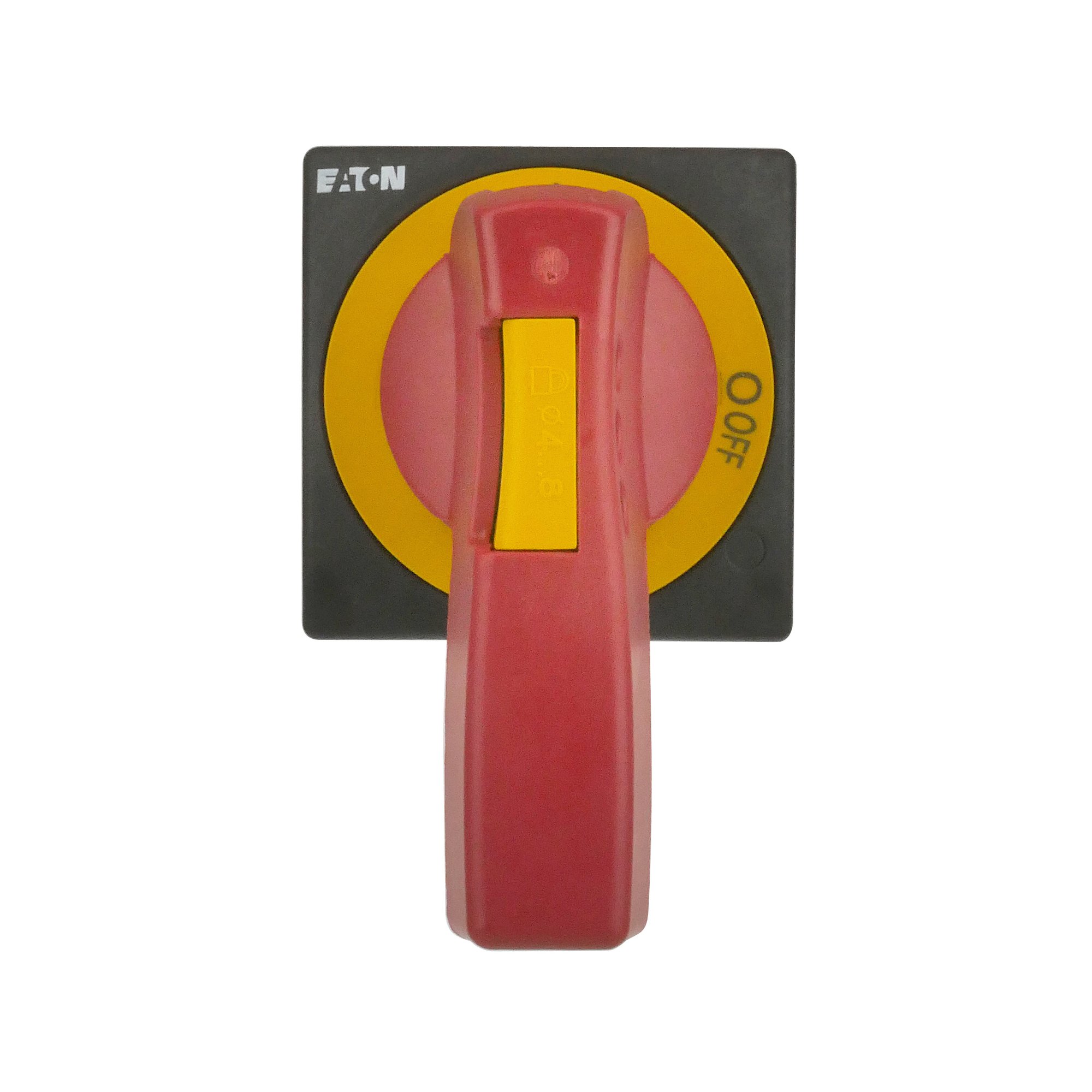 CCP2-H4X-R3 Clockwise Front/Right Medium Pistol Handle, 4-1/2 in L, Red/Yellow