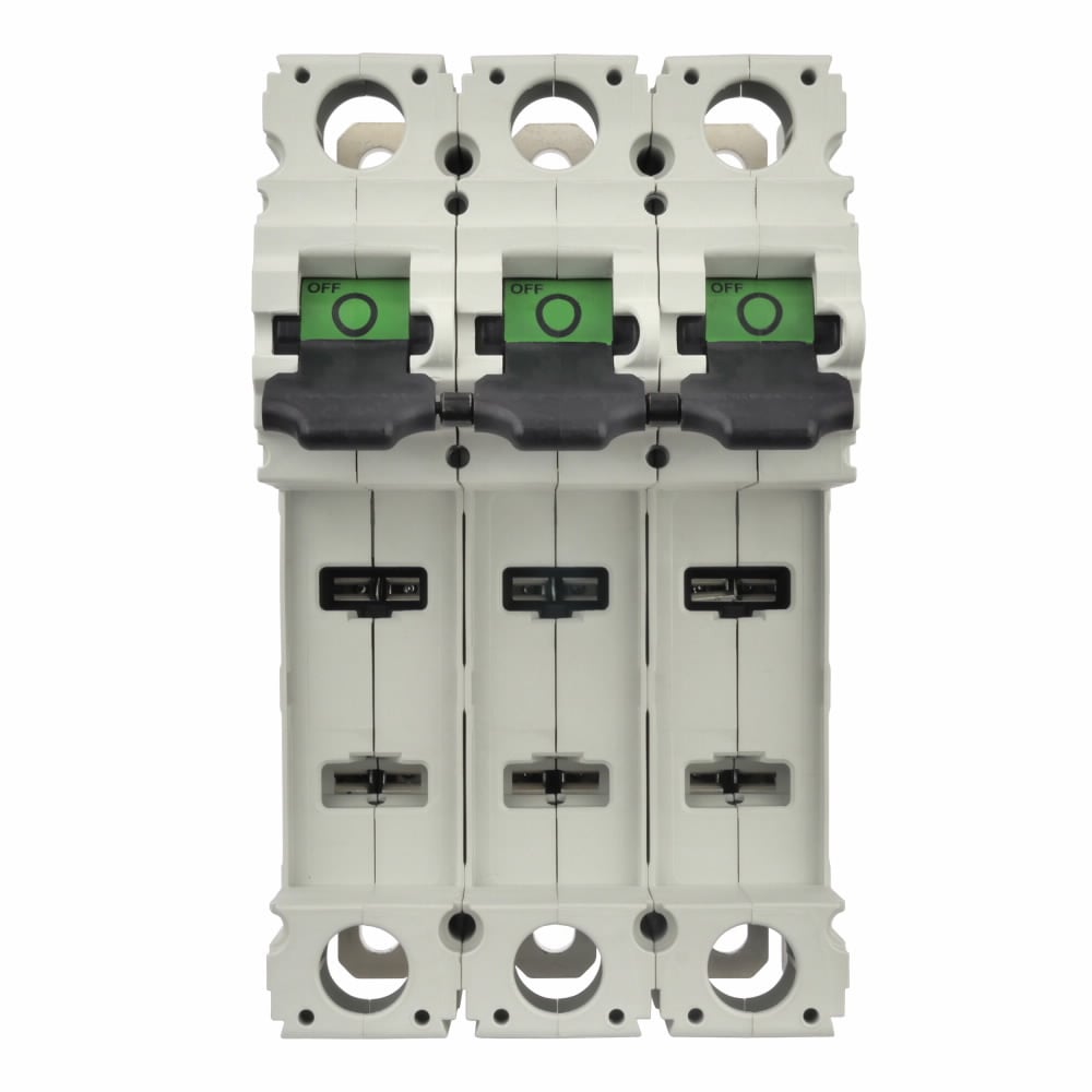 CCP2-3-200CF CUBEFuse Compact Fused Circuit Protector Disconnect Switch, 600 V AC/125 V DC, 200 A, 50/100/150 hp, 1NO-1NC 1 Form A/1 Form B Contact, 3 Poles