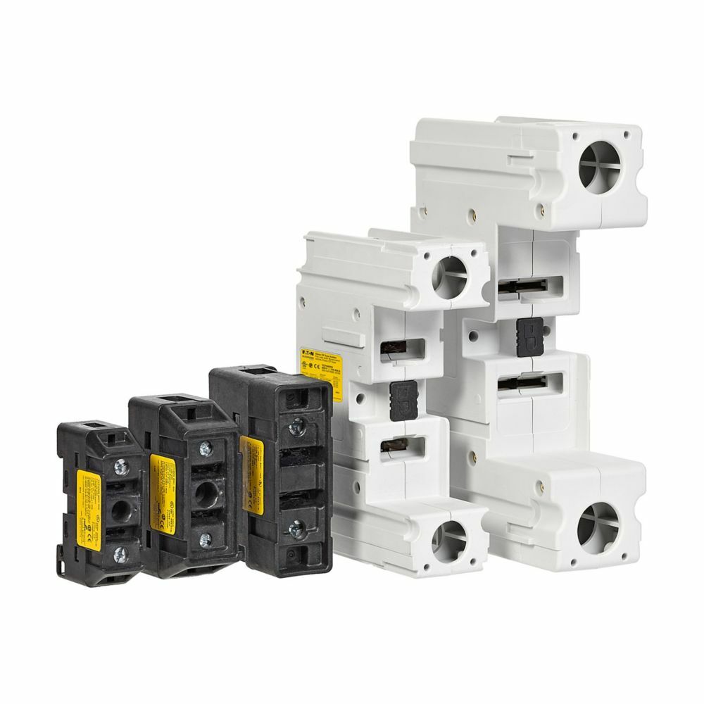 Eaton Bussmann series TCFH modular fuse holder, Modular fuse holder, Electrical panelboards, machinery disconnects, industrial control, required finger safe systems, 225 A, Single-pole, Class CF, 600 Vac/dc, CUBEfuse