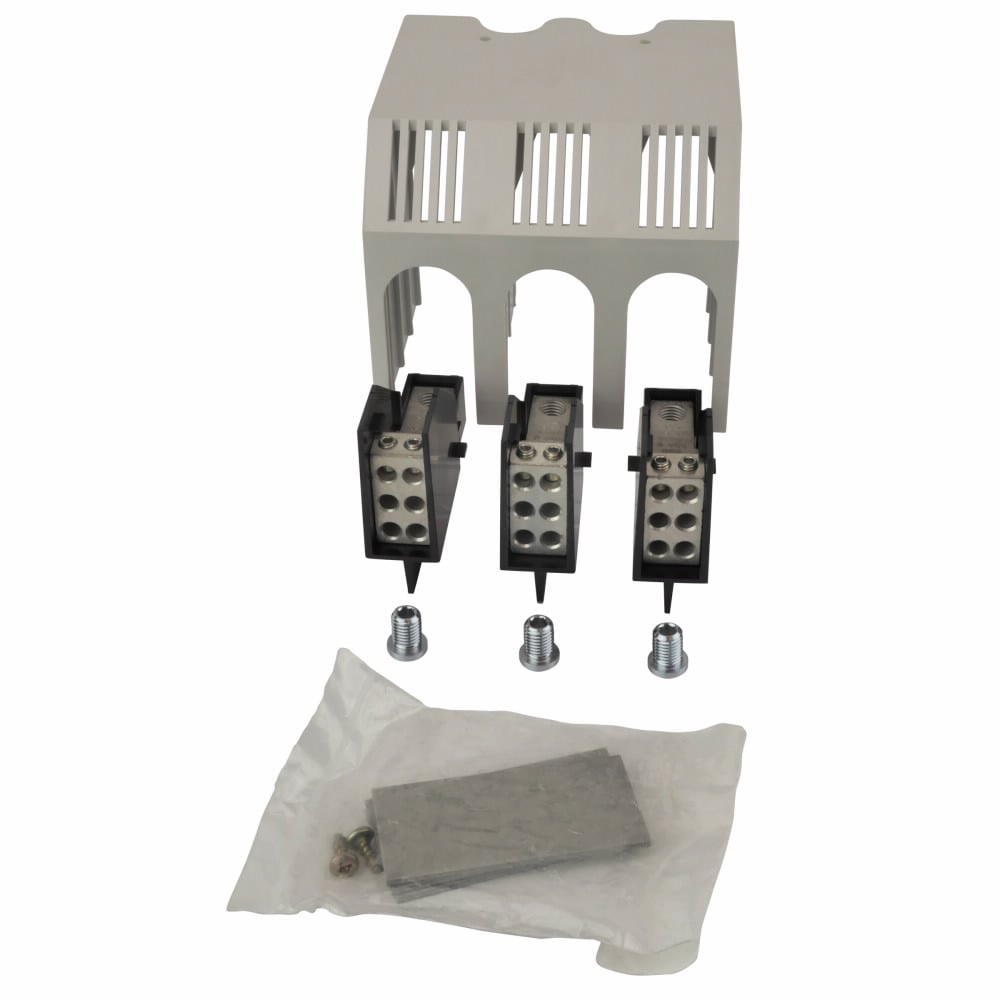 CCP2-MW2-6 6-Port Multi-Wire Terminal Lug Kit, 225 A, 14 to 6 AWG Wire, Aluminum/Copper Wire