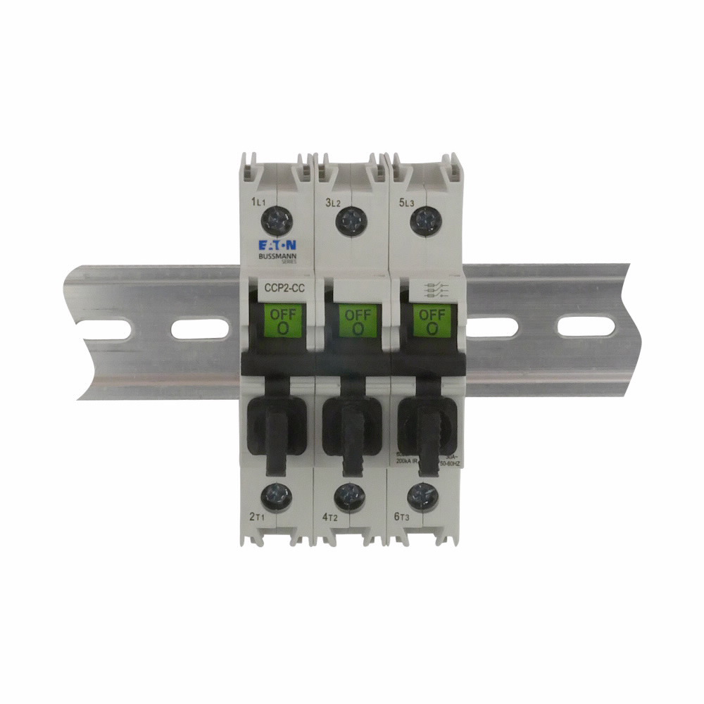 CCP2-2-30CC Fusible Disconnect Switch, 600 V AC/125 V DC, 30 A, 2 Fuse