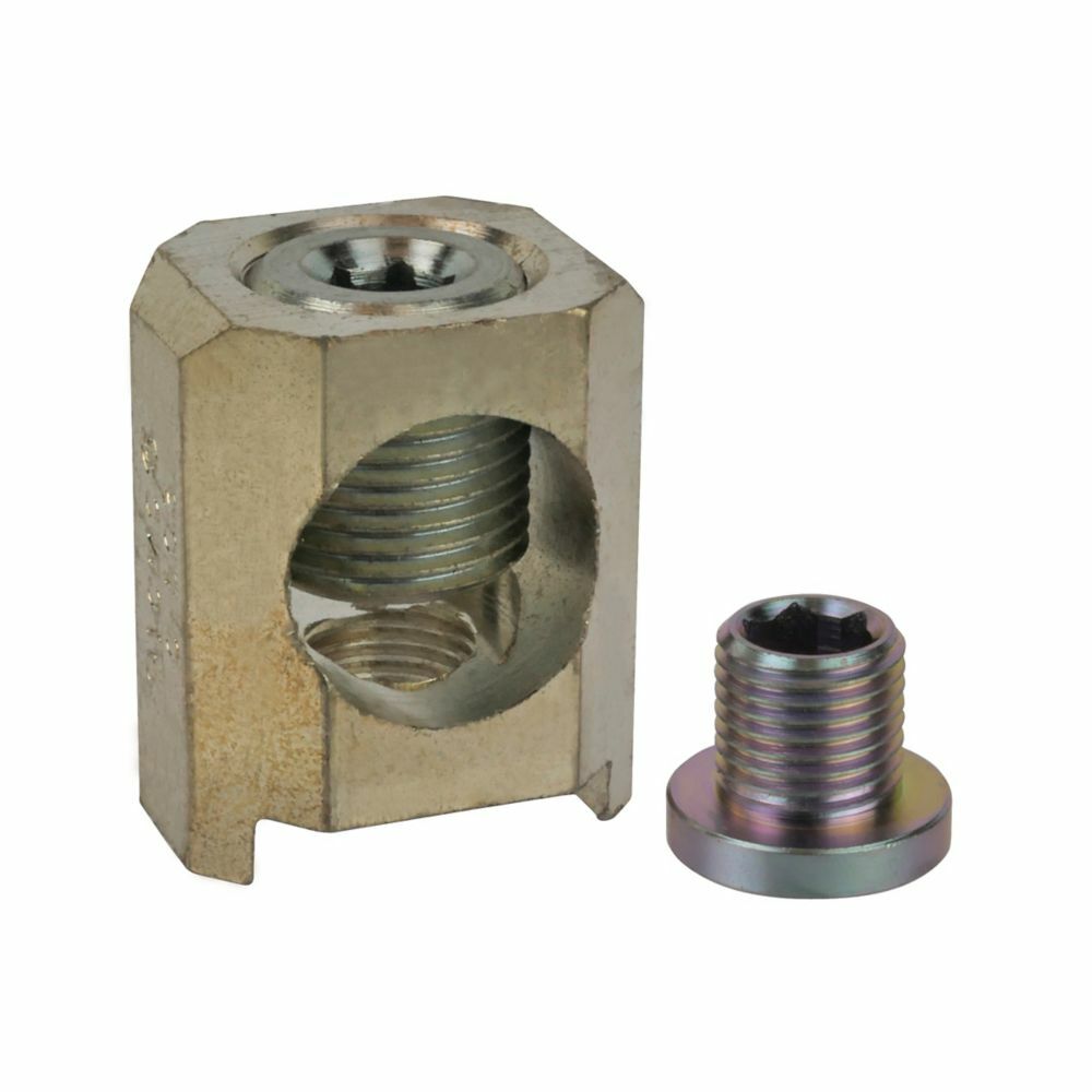 CCP2-L4-1A Terminal Lug, 400 A, 3 AWG to 500 kcmil Wire, Aluminum/Copper Wire, Aluminum Lug