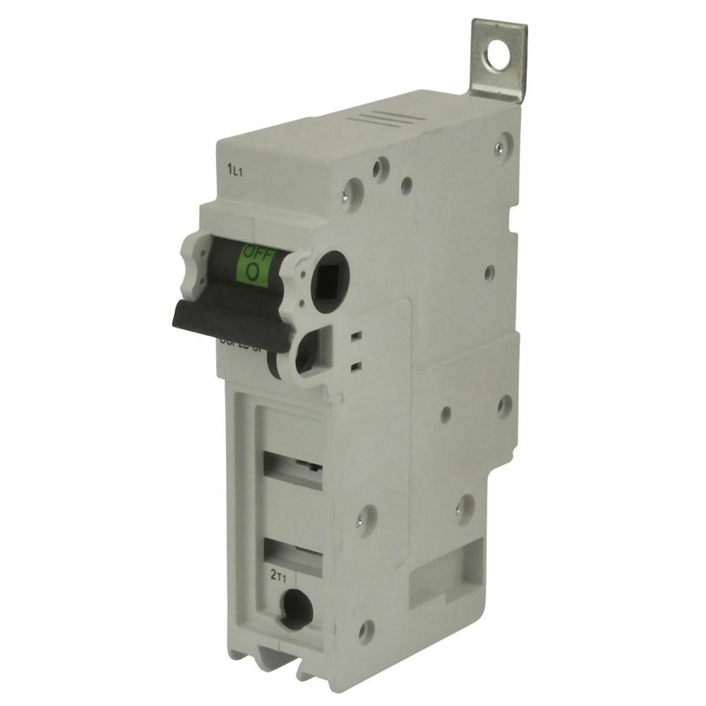 CCP2B-2-20CF Compact Fused Finger Safe Lock-On Provision Circuit Protector Base, 600 V AC/125 V DC, 225 A, 2 Poles, Class CF Fuse