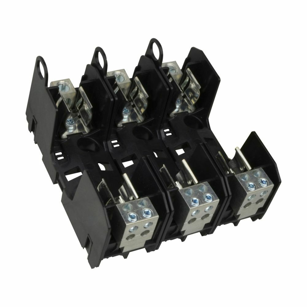 Eaton Bussmann Series RM power distribution fuse block, 250V, 60A, Box lug, Three-pole, 14