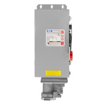 WSRD10352CH Arktite Grounding Style 2 Fusible Interlocked Receptacle With Enclosed Safety Disconnect Switch, Solid Door, 480/600 VAC, 100 A, 4 Poles, 3 Wires, Gray/Natural