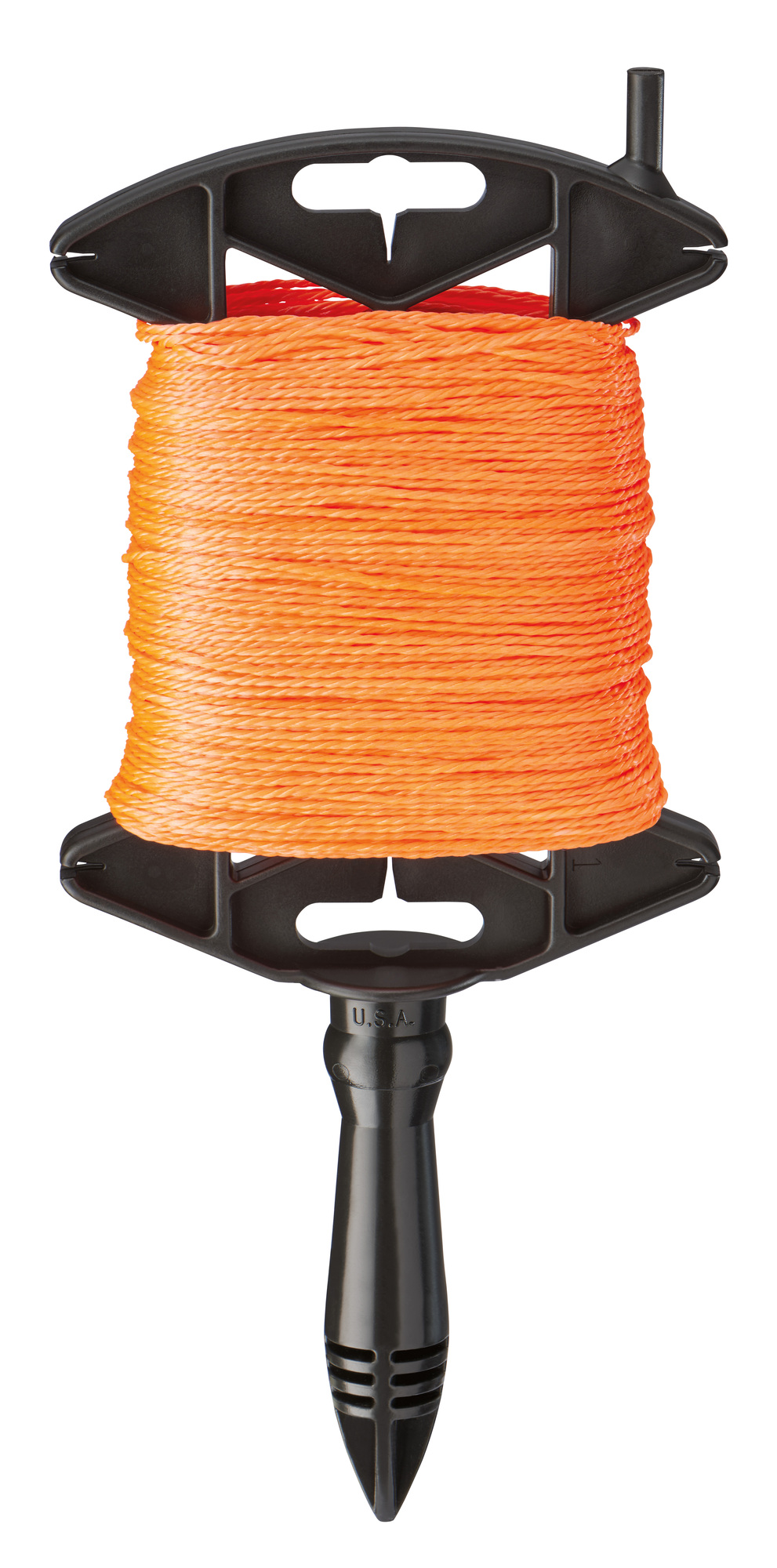 39503N Twisted Line Reel, 500 ft L Nylon Line, Stake Handle