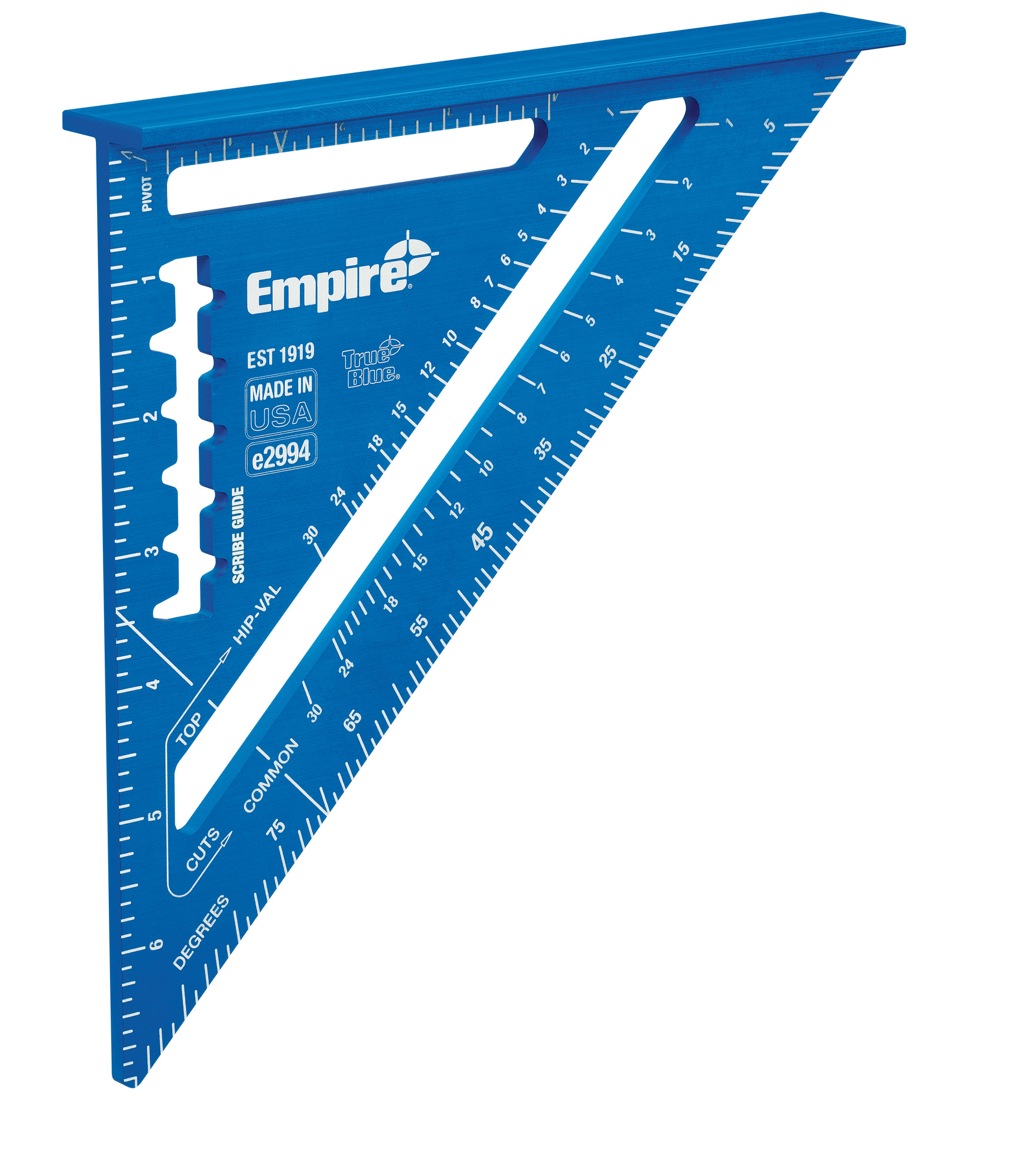 E2994 True Blue Rafter Square, 7 in, Aluminum