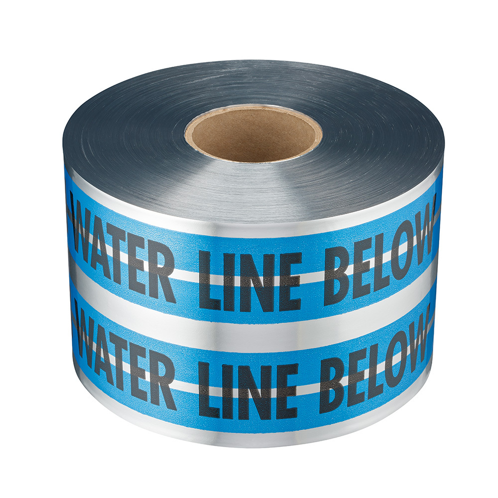 31-024 Empire Detectable Premium Underground Utility Tape, Blue, 1000 ft L x 6 in W x 5 mil THK