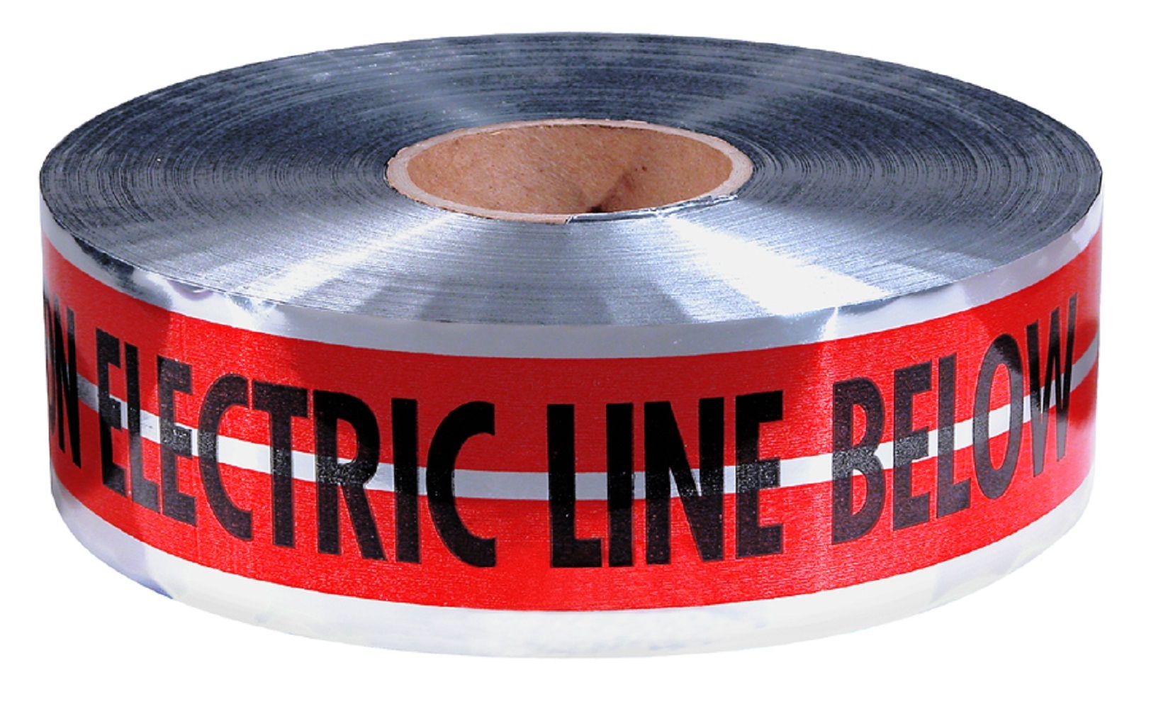 31-107 Detectable Premium Underground Utility Tape, Red, 1000 ft L 3 in W 5 mil THK