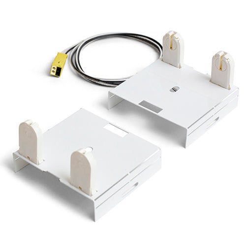 14074 Pre-Wired Fixture Bracket Kit, For Use With 4 ft 2-Lamp T8 LED Fixture