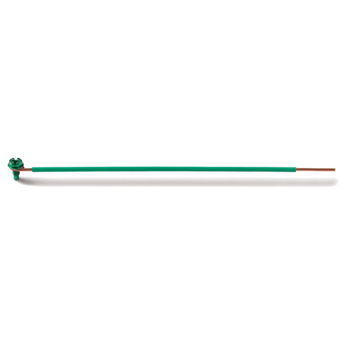 10011 Bulk Ground Bonding Pigtail, 12 AWG Insulated/Solid Wire, 8 in L