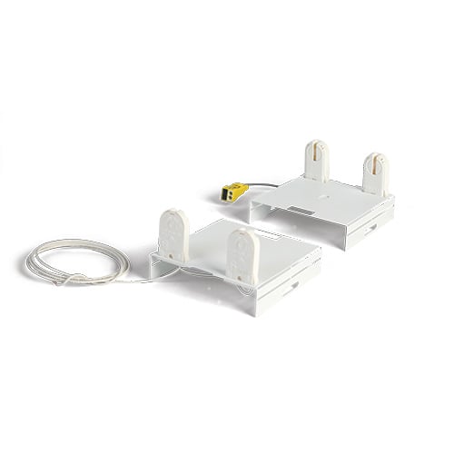18074 Pre-Wired Fixture Bracket Retrofit Conversion Kit, For Use With Dual End Powered (2) T8 LED Lamps, 4 ft