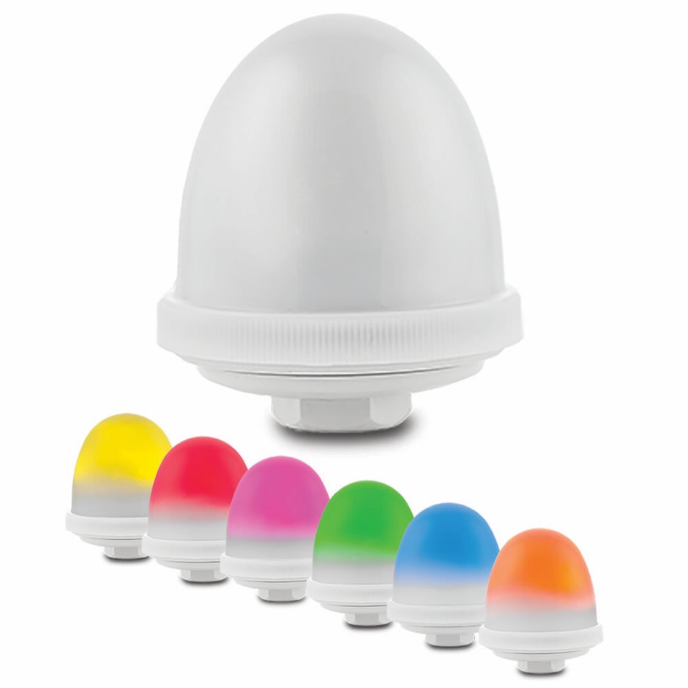 LP22LED-090-240RGB StreamLine LP22LED-RGB Low Profile Multicolor LED Light, 90 to 240 V AC, LED Lamp, 2.99 in Dia, Versatile Mount, Amber/Blue/Green/Magneta/Red/White/Yellow