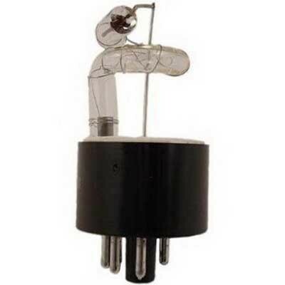 K8107178A Replacement Wire Lead Terminal Strobe Tube, 120/240 V AC/12/24 V DC, 30 W, For Use With 131ST, 131DST Starfire Strobe Warning Light, Clear