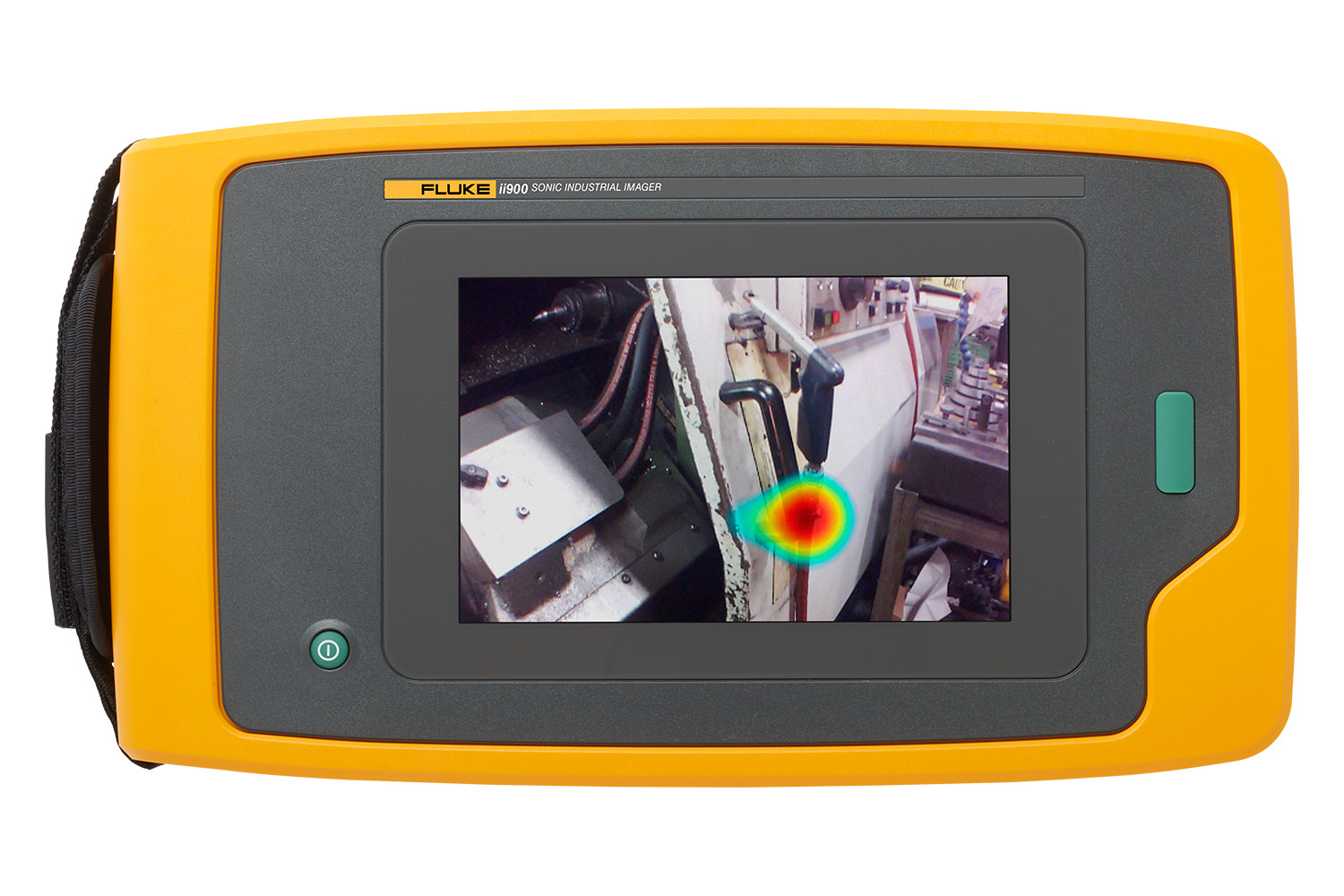 FLK-II900 Sonic Industrial Thermal Imager, 7 in LCD Backlight/Capacitive Touchscreen Display, 999 Picture Files/20 Video Files Capacity, 1280 x 800 pixel Resolution, Rechargeable Lithium-Ion Battery